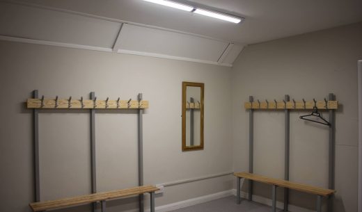 Cloakroom area