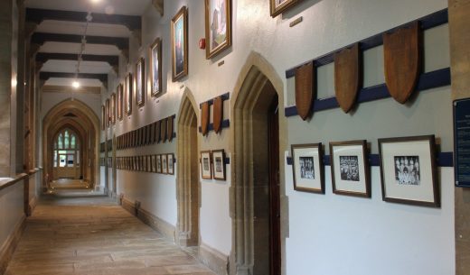 library corridor