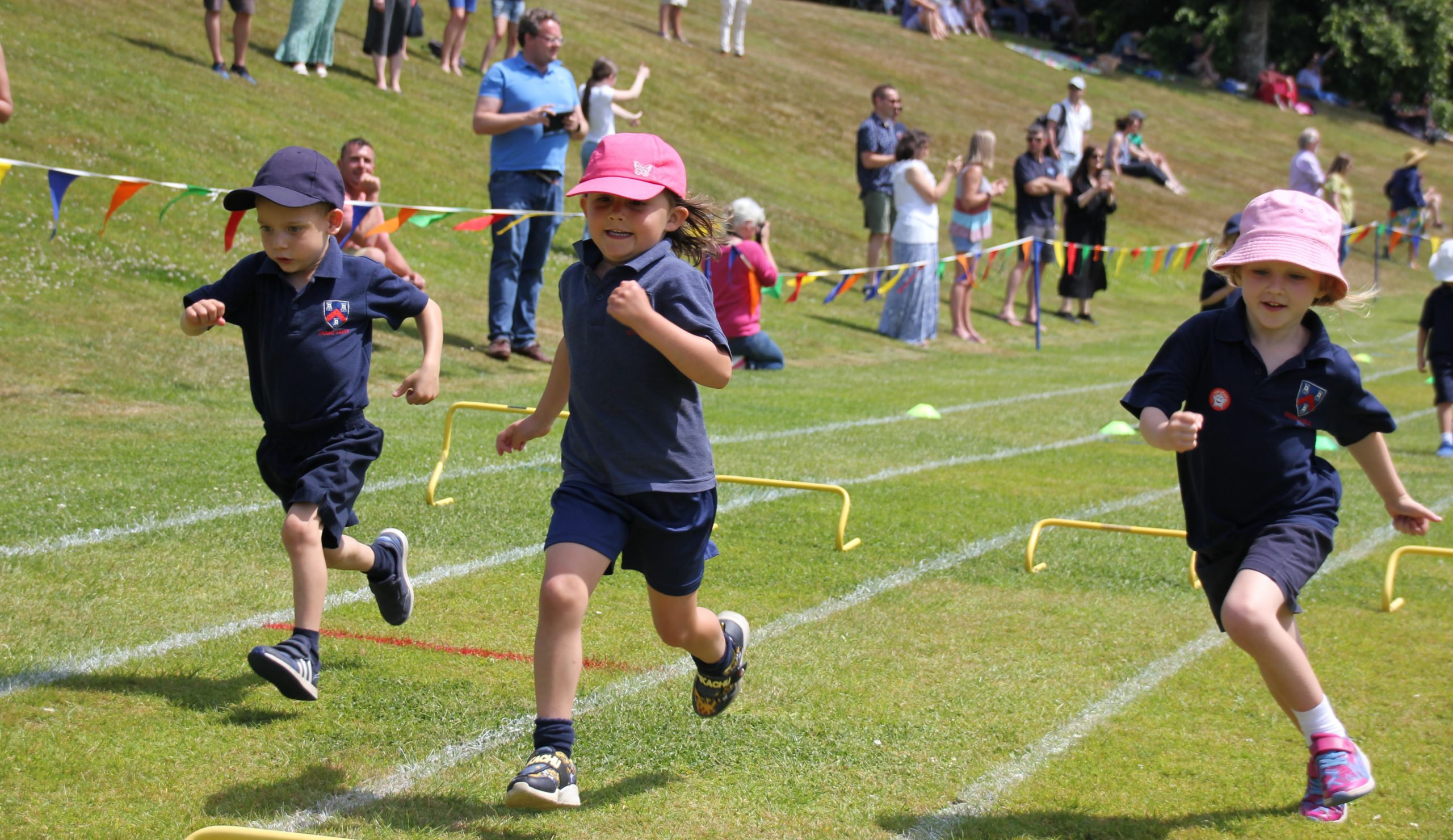 Kids running for sports day