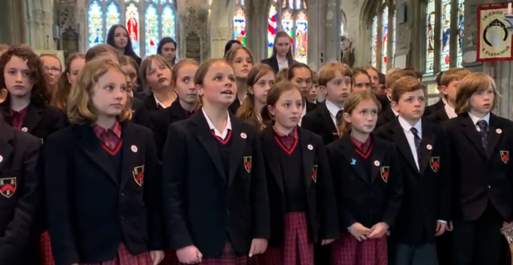 Group of Students Singing