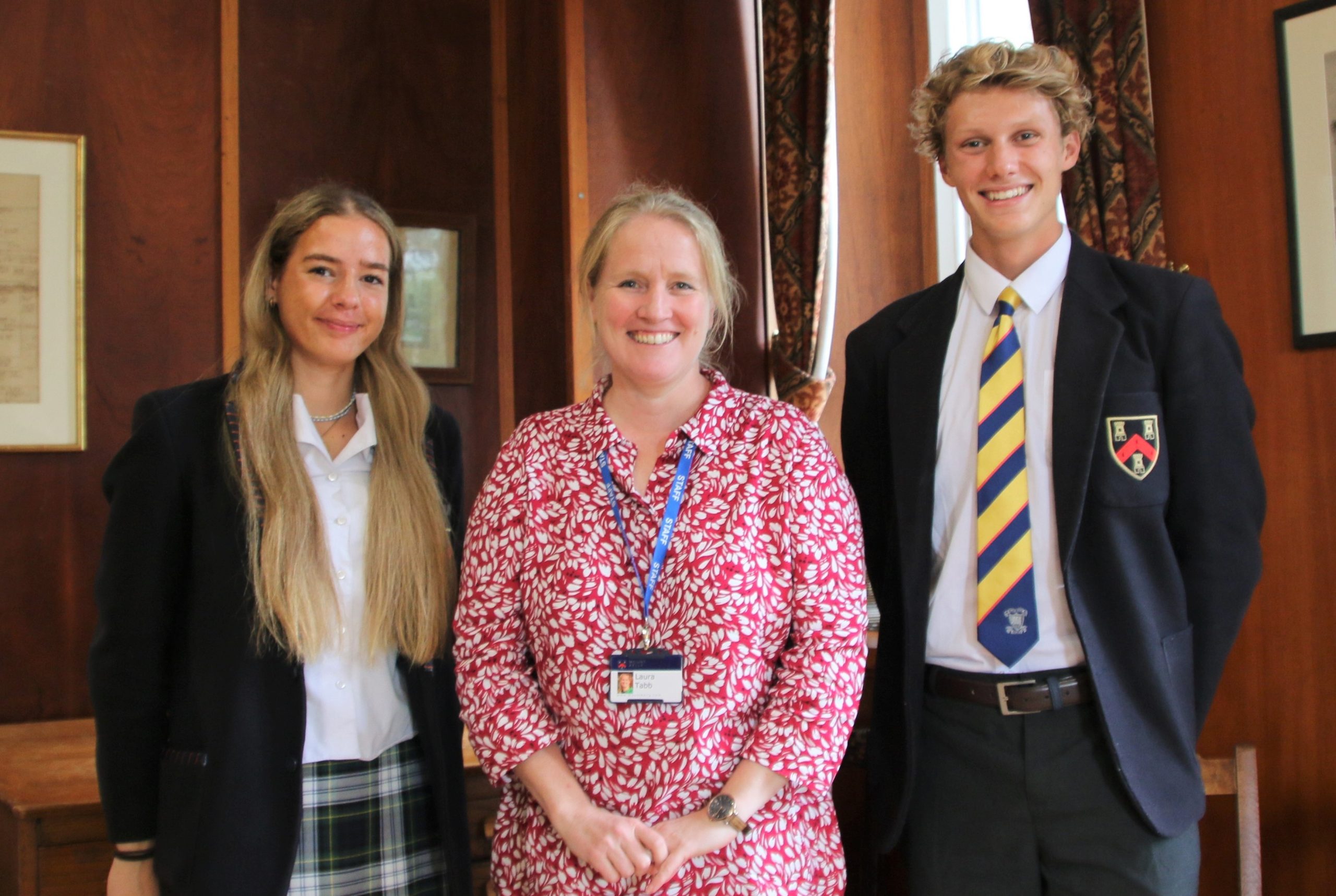 Laura Tabb, Head Girl And Head Boy