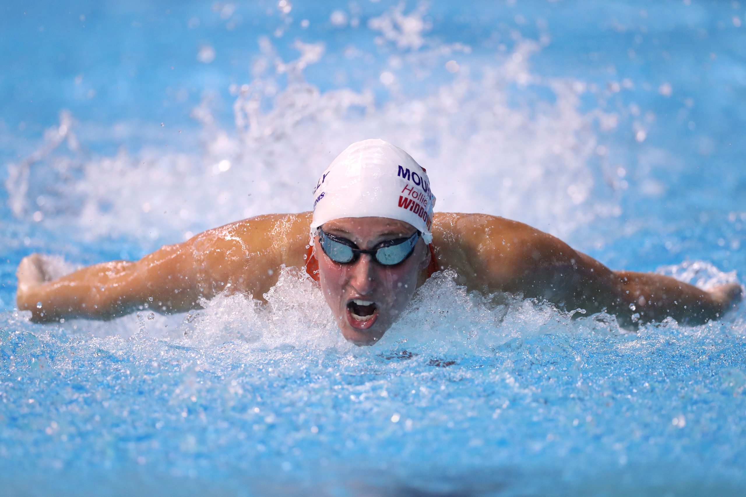 Person swimming