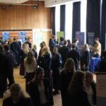 students in a careers fair