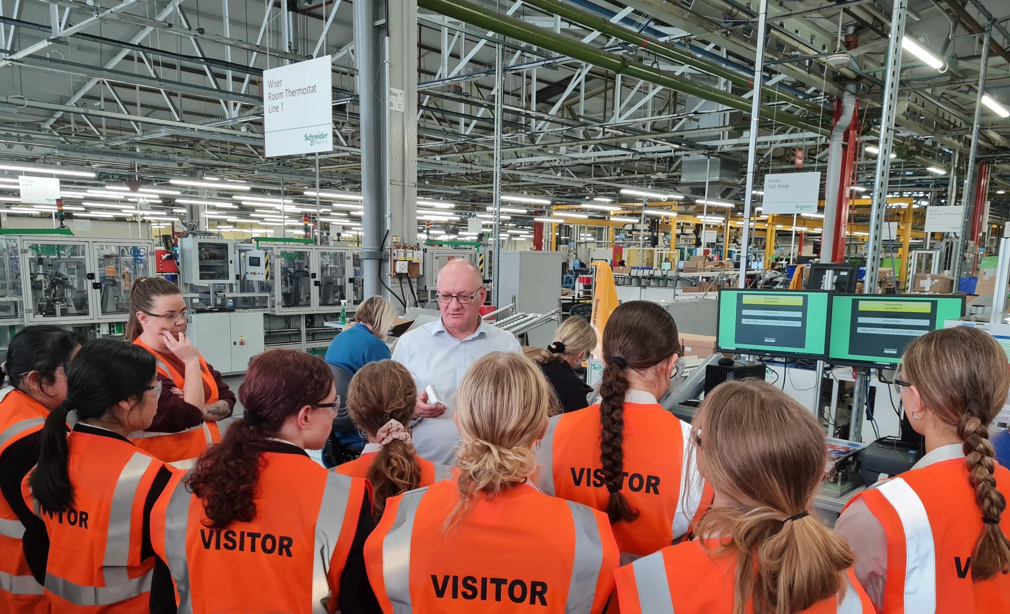 students learning about women in STEM