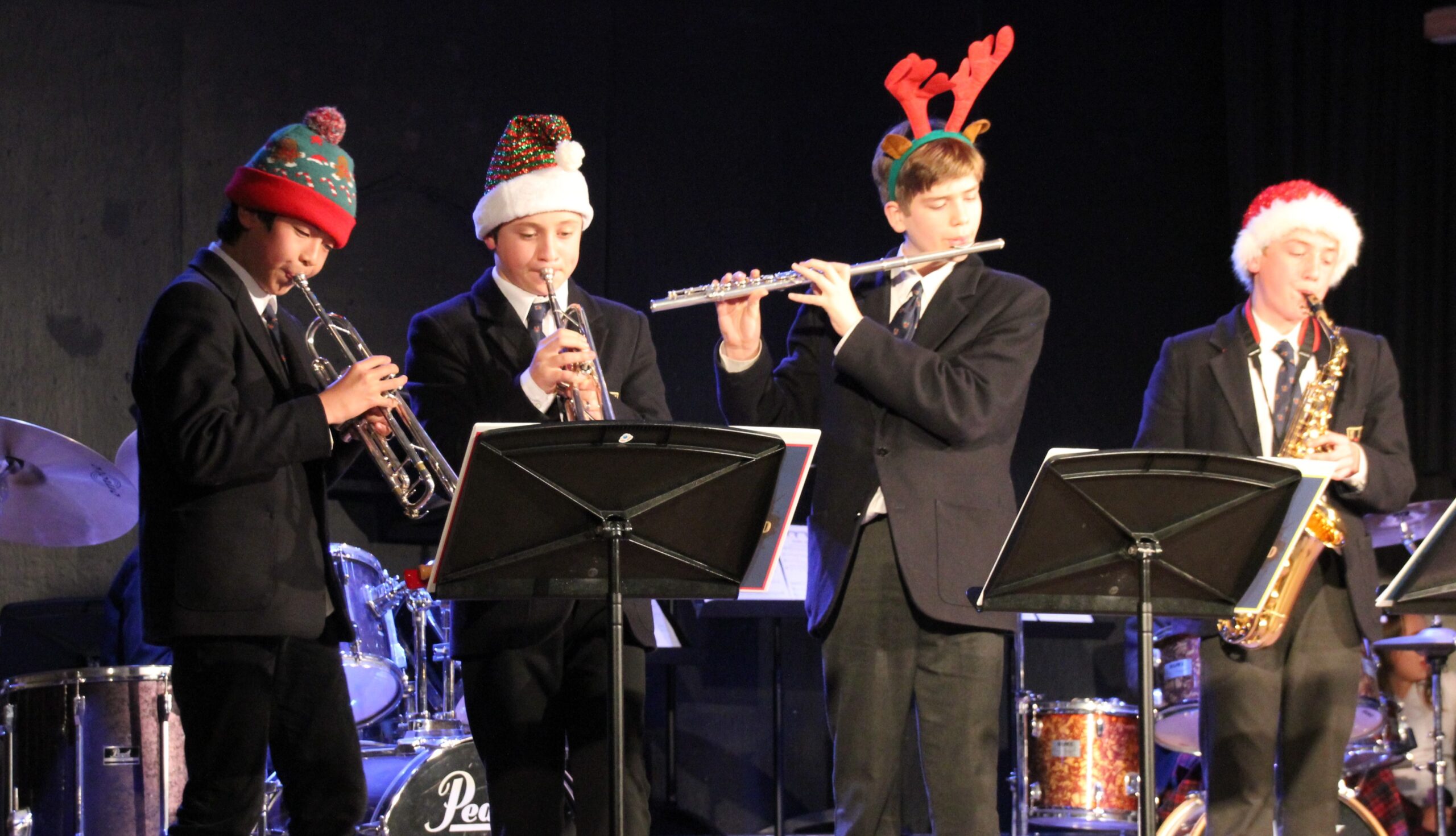 students in a christmas concert