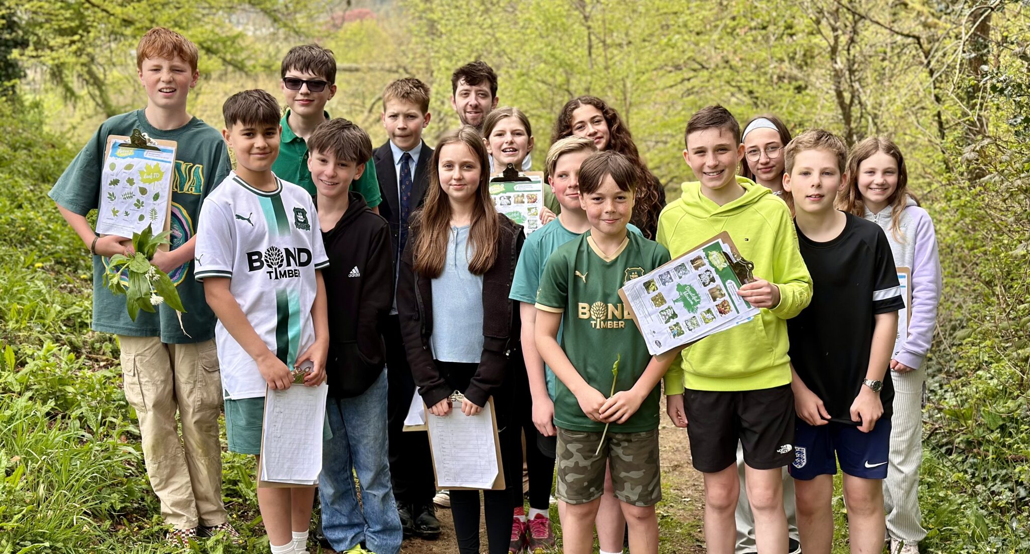 students on earth day