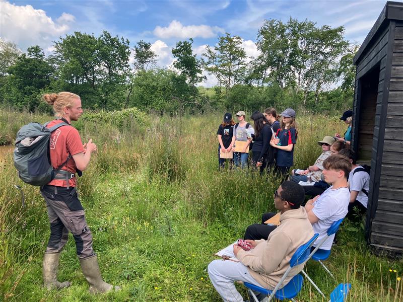 students on an expedition