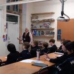 students in class