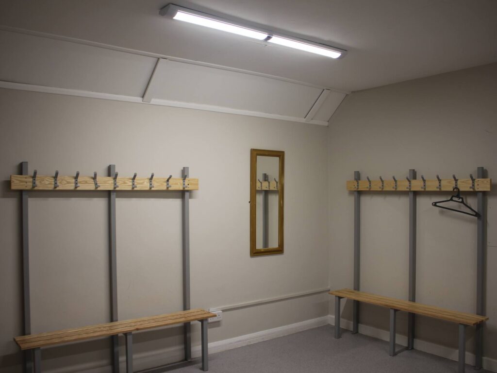 Cloakroom area