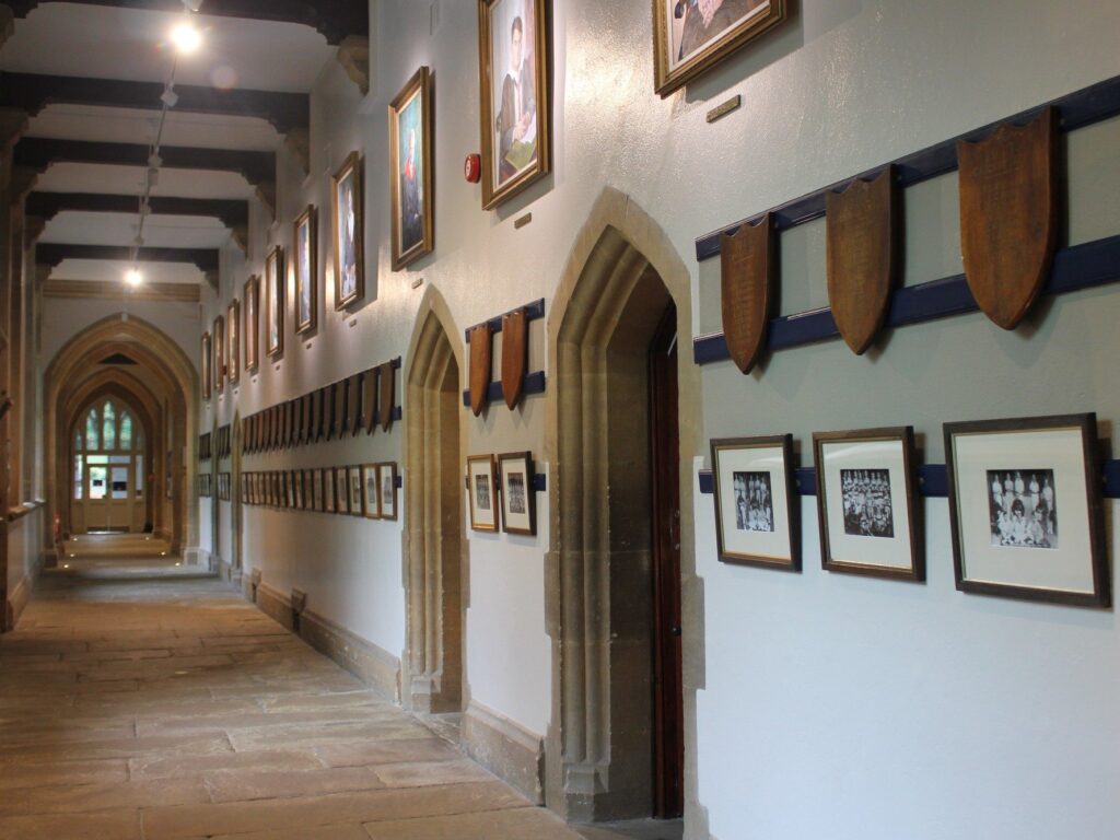 library corridor