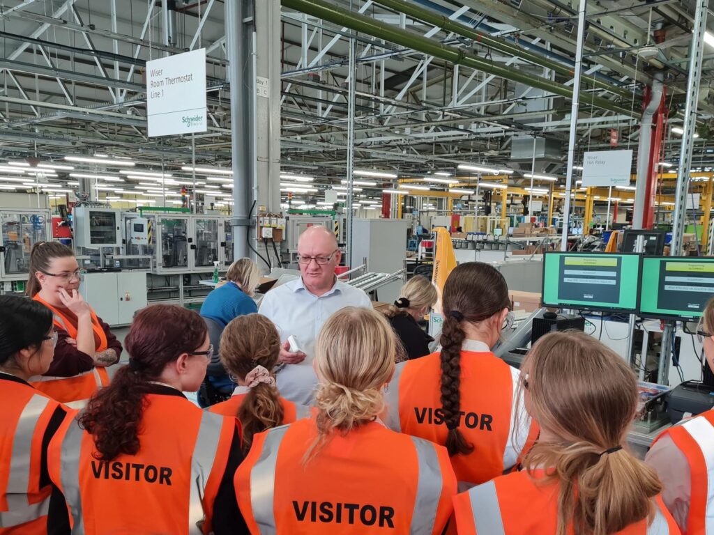 students learning about women in STEM