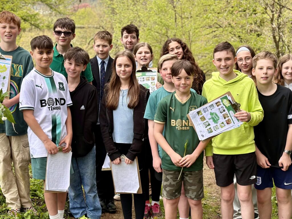 students on earth day