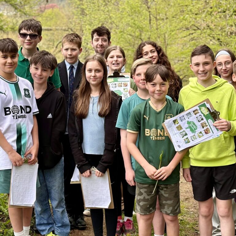 students on earth day