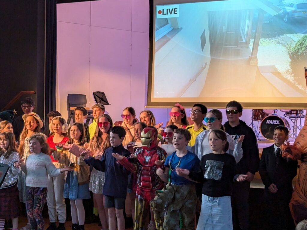 group photo of singers