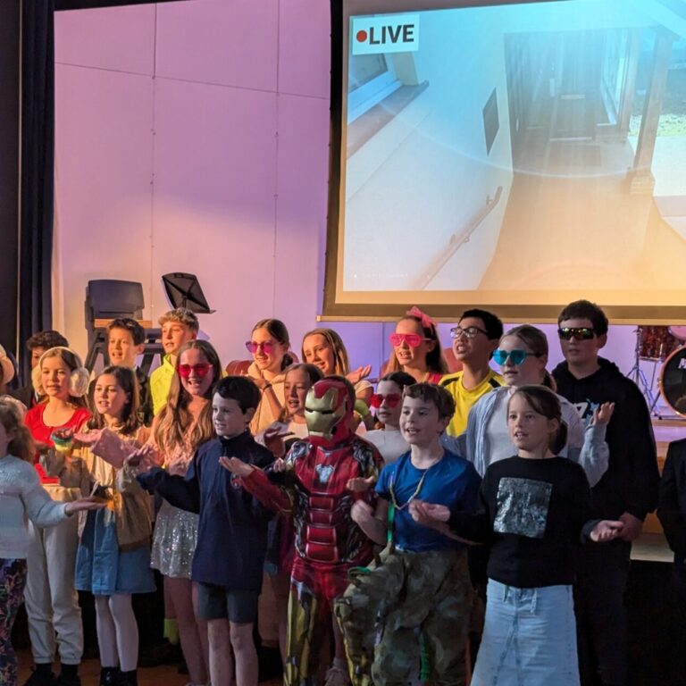 group photo of singers